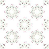 Seamless vector geometric abstract pattern Creative round shapes made of N86