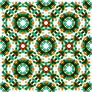 Seamless vector geometric abstract pattern Creative round shapes made of N88