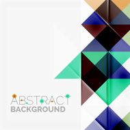 Abstract geometric background Modern overlapping triangles N397