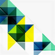 Abstract geometric background Modern overlapping triangles N399