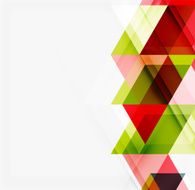 Abstract geometric background Modern overlapping triangles N400