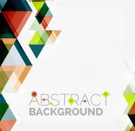Abstract geometric background Modern overlapping triangles N402