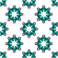 Seamless vector geometric abstract pattern Creative round shapes made of N89