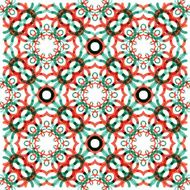 Seamless vector geometric abstract pattern Creative round shapes made of N92