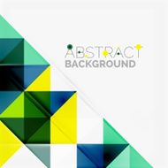 Abstract geometric background Modern overlapping triangles N403