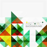 Abstract geometric background Modern overlapping triangles N406