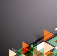 Abstract geometric background Modern overlapping triangles N412
