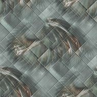 Seamless ornate mosaic background with decor