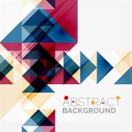 Abstract geometric background Modern overlapping triangles N415