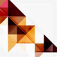 Abstract geometric background Modern overlapping triangles N416