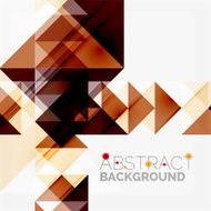 Abstract geometric background Modern overlapping triangles N417