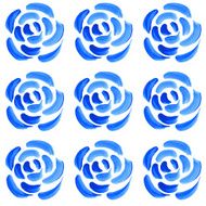 Blue Flowers N19