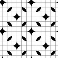 Geometric mosaic seamless pattern vector background N2