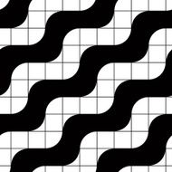 Retro mosaic seamless pattern vector background