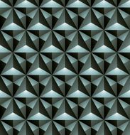Colorful illusive abstract geometric seamless pattern 3d cubes N2