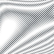 Striped psychedelic background with black and white moire lines N3