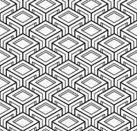 Contemporary abstract vector endless background 3d N7