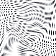 Illusive background with black chaotic lines moire style N6