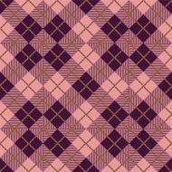 Seamless vintage square check pattern background