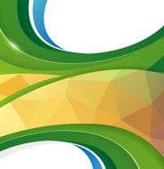 Polygonal business background