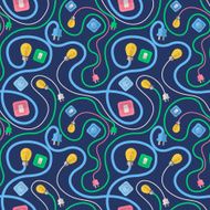 electric background
