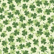 Seamless clover leaf pattern
