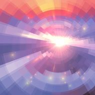 Abstract shining vector mosaic background
