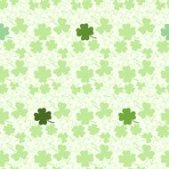 Seamless pattern with clover