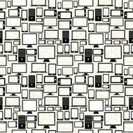 Gadgets high contrast pattern