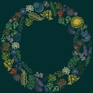 Floral wreath N10