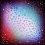 abstract christmas background blue stars N5