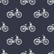 seamless spring pattern bikes