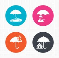 Life Real estate or Home insurance icon N2