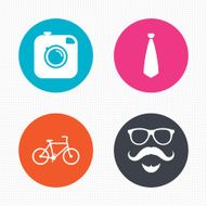 Hipster photo camera icon Glasses symbol N9