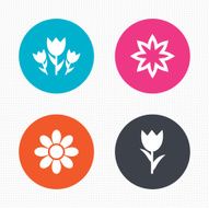 Flowers icons Bouquet of roses symbol N6