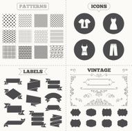 Clothes signs T-shirt with tie and pants N8