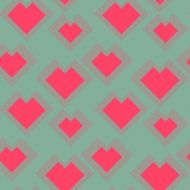 Heart shape seamless pattern N2