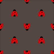 Ladybug seamless pattern abstract texture