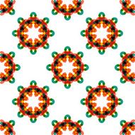 Seamless vector geometric abstract pattern Creative round shapes made of N97