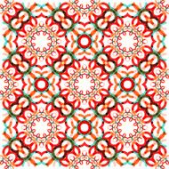 Seamless vector geometric abstract pattern Creative round shapes made of N98