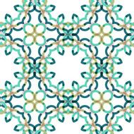 Seamless vector geometric abstract pattern Creative round shapes made of N99