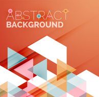Abstract geometric background Modern overlapping triangles N419