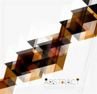 Abstract geometric background Modern overlapping triangles N424