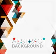 Abstract geometric background Modern overlapping triangles N425