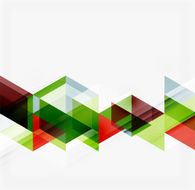 Abstract geometric background Modern overlapping triangles N426