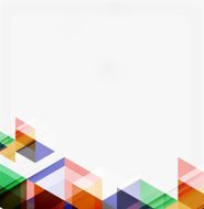 Abstract geometric background Modern overlapping triangles N433