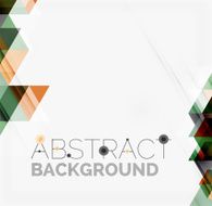 Abstract geometric background Modern overlapping triangles N435