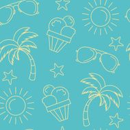 seamless summer pattern background N3