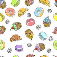 Cakes Seamless Pattern