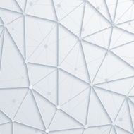 Vector modern abstract polygonal space background N5